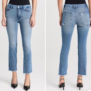 Good American straight split pocket jeans 4
